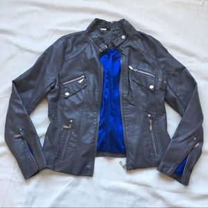 Used JouJou faux leather jacket